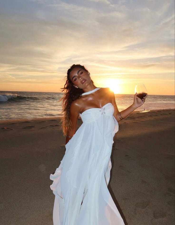 Amarenne - Ruffle Strapless Maxi Dress
