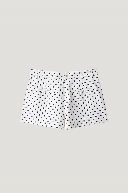 Amarenne - Polka Dot Jacket & Skirt Set