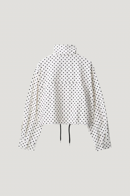 Amarenne - Polka Dot Jacket & Skirt Set