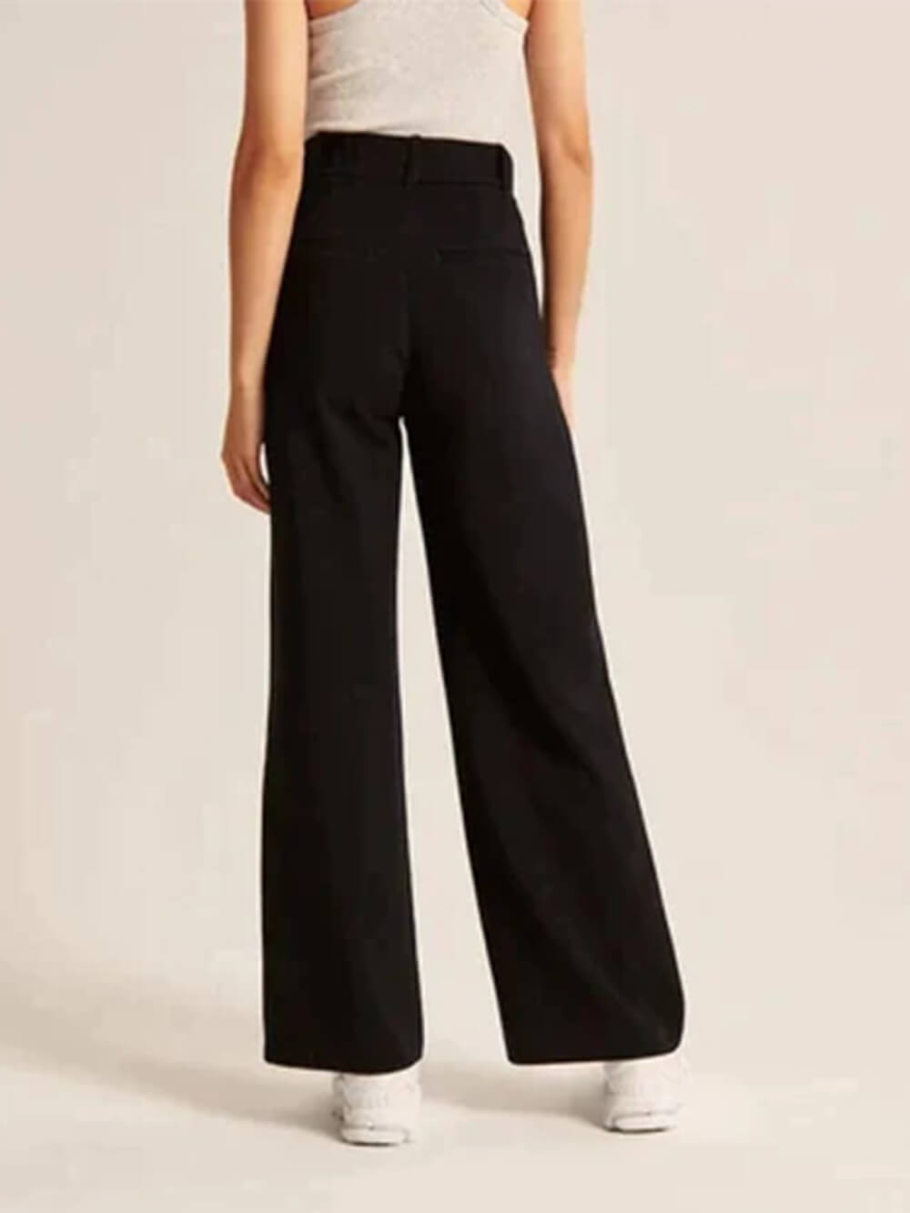 Amarenne - Wide Leg Tailored Pants