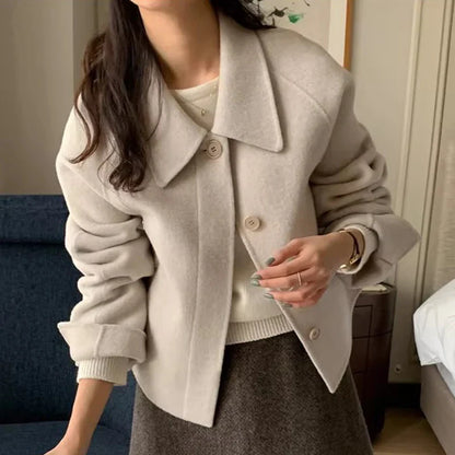 Amarenne - Minimal Collar Jacket