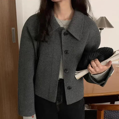 Amarenne - Minimal Collar Jacket