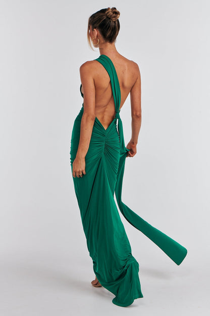 Amarenne - Abby Backless Maxi Dress