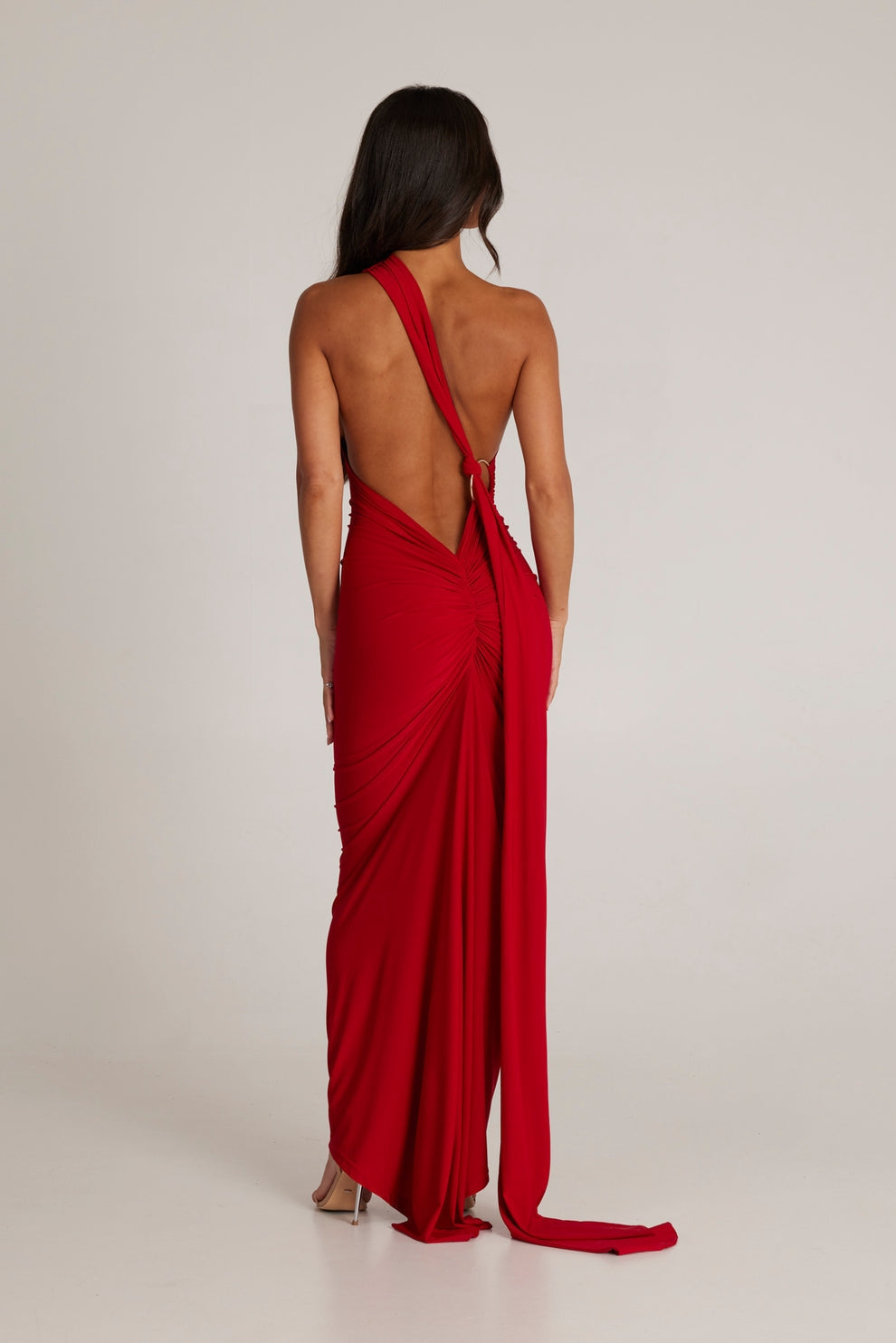 Amarenne - Abby Backless Maxi Dress