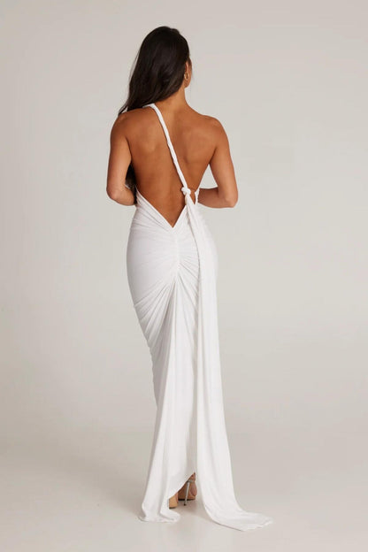 Amarenne - Abby Backless Maxi Dress